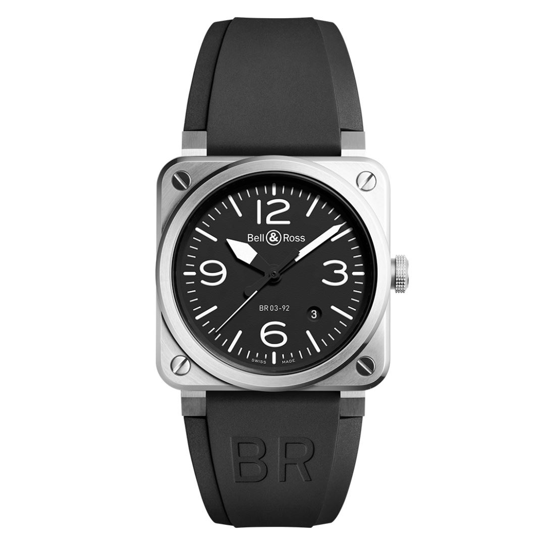 montre br 03 92 black steel