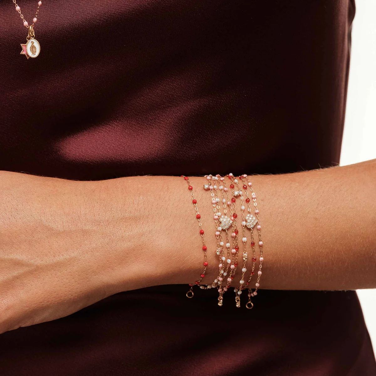 bracelet coquelicot classique gigi, or jaune, 17 cm