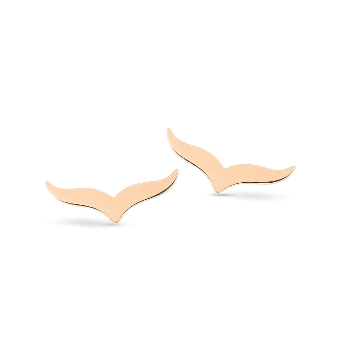 boucles d'oreilles wise, or rose
