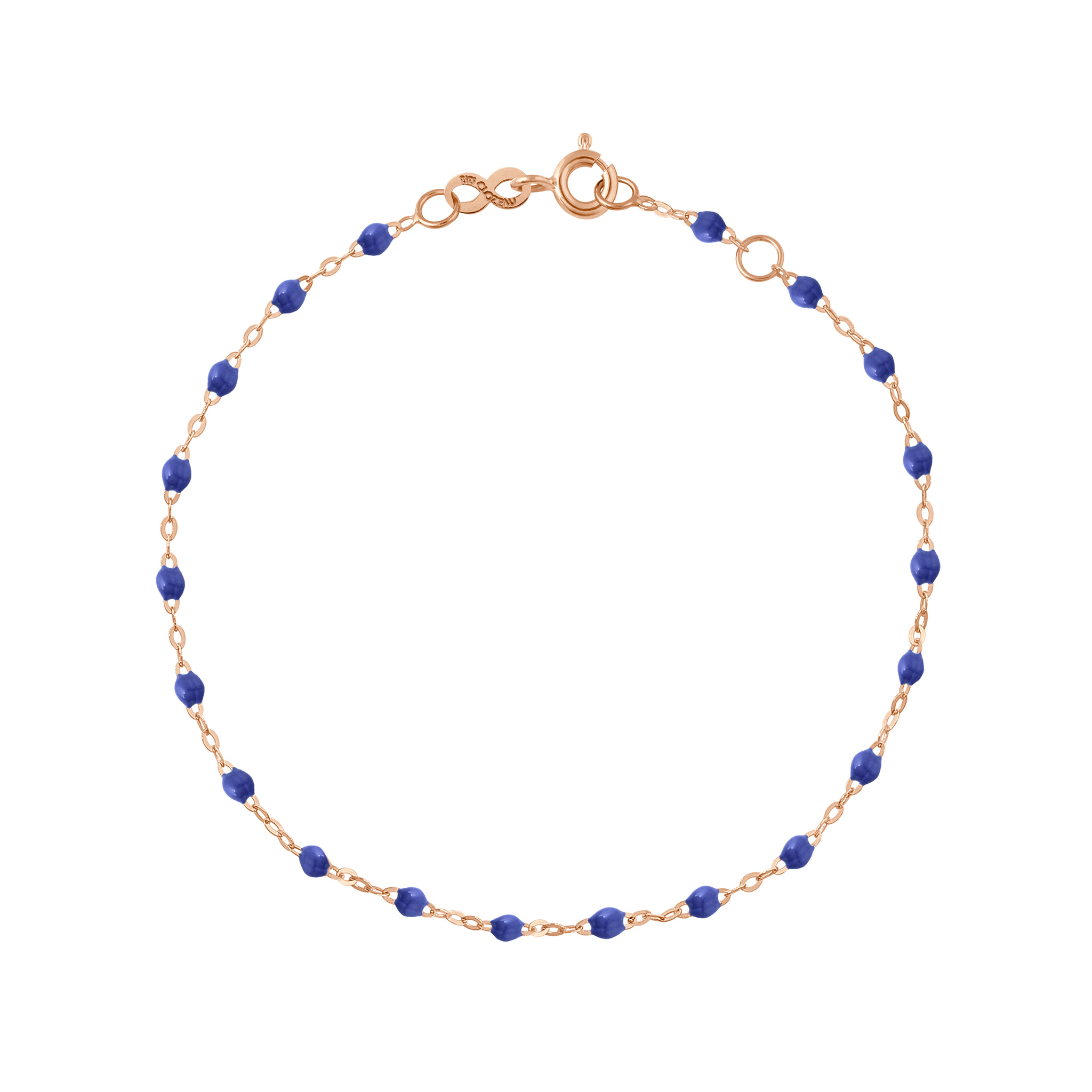 bracelet bleuet classique gigi, or rose, 17 cm