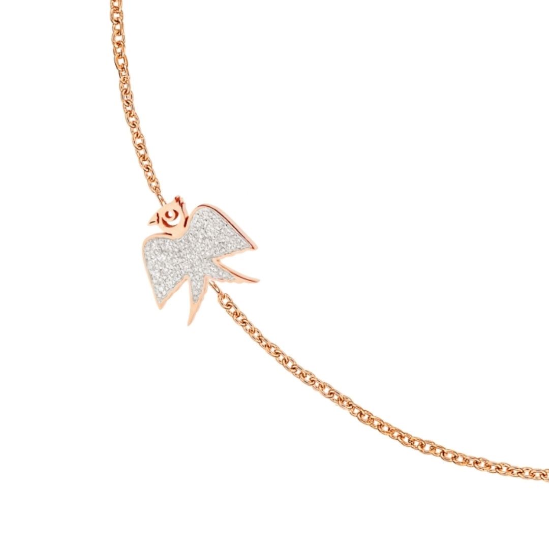 bracelet georgia, diamants, or rose