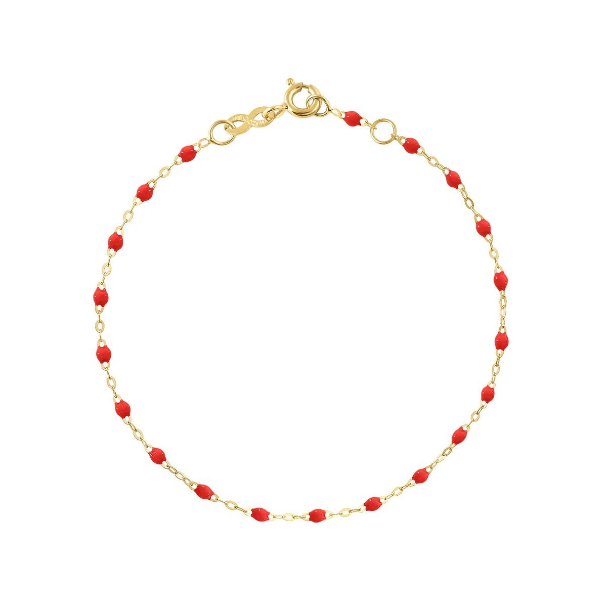bracelet coquelicot classique gigi, or jaune, 17 cm