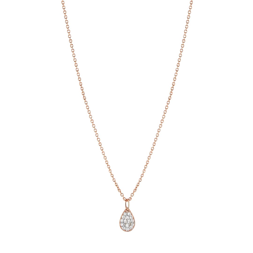 collier mini diamond bliss, or rose