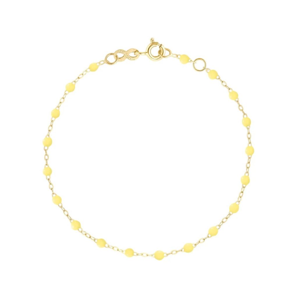 bracelet mimosa classique gigi, or jaune, 17 cm