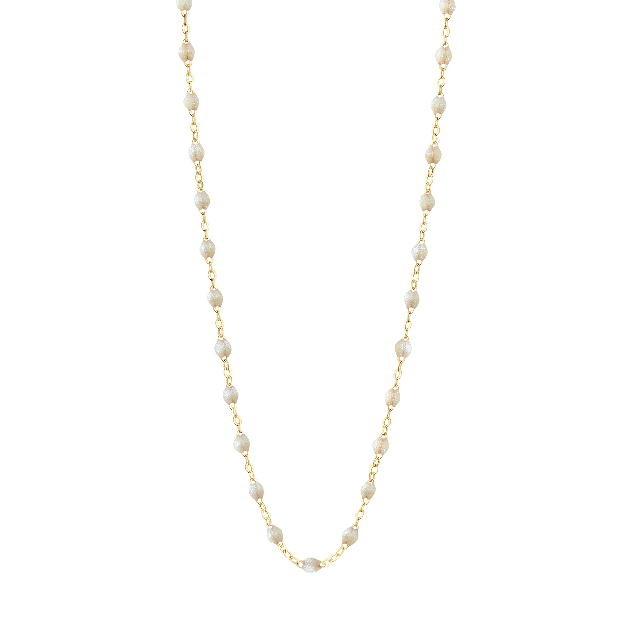 collier opale classique gigi, or jaune, 45 cm