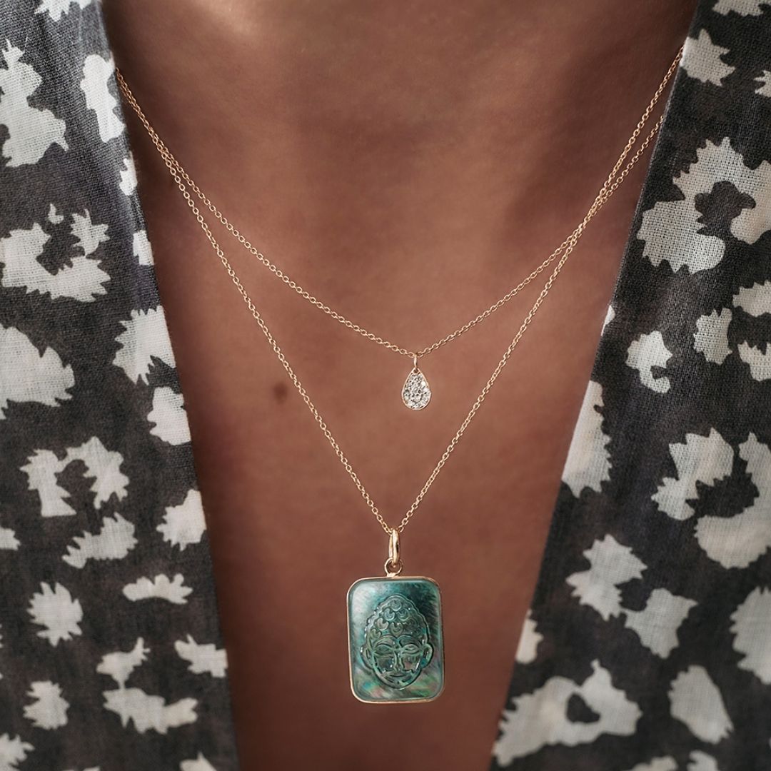 collier mini diamond bliss, or rose