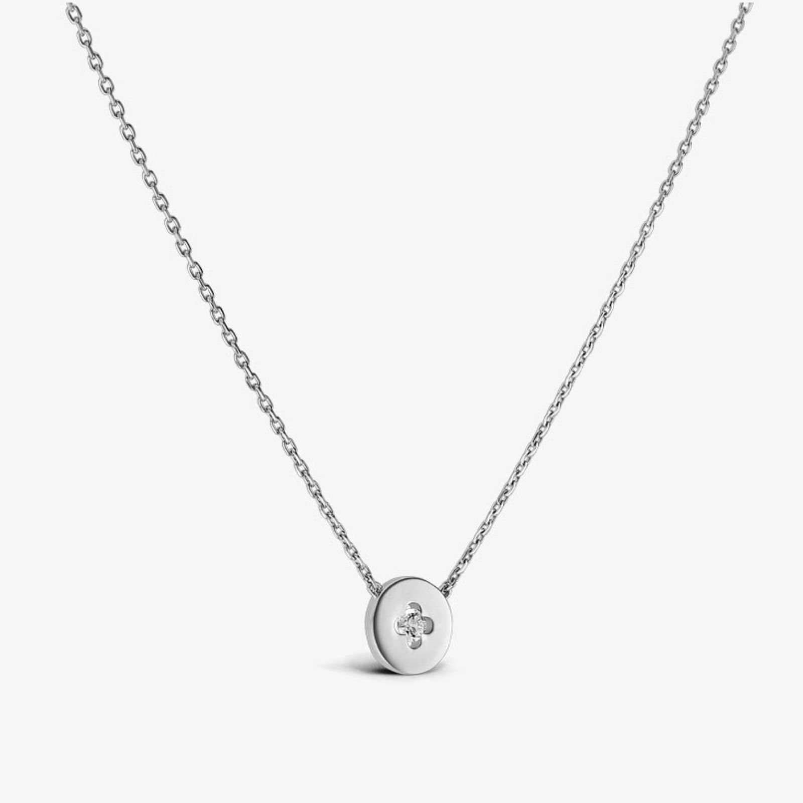 collier royale mini, or blanc