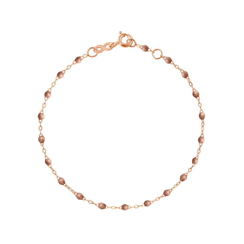 bracelet cuivre classique gigi, or rose, 17 cm
