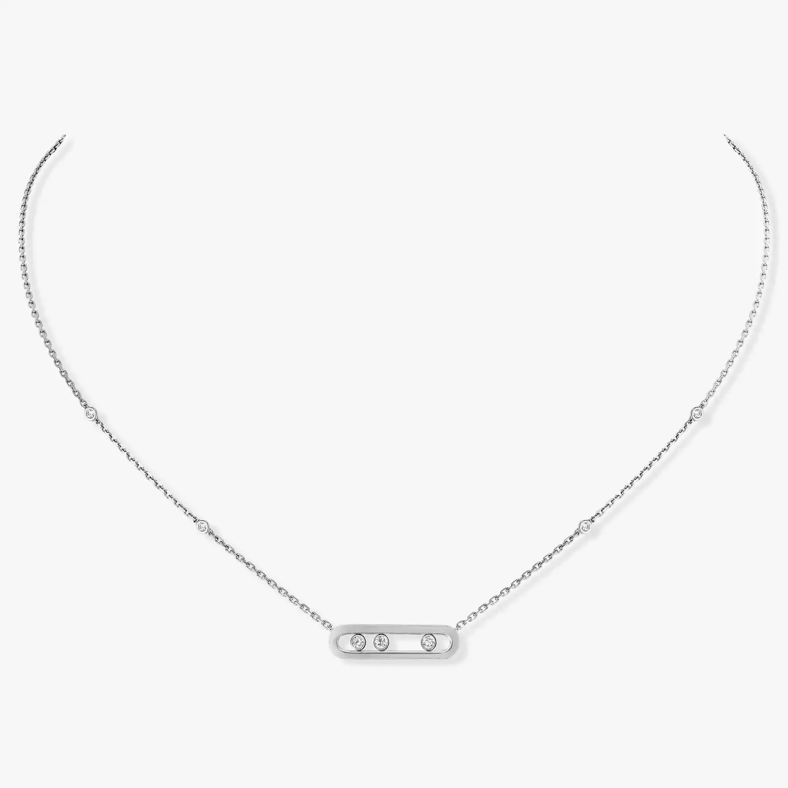 collier baby move, or blanc