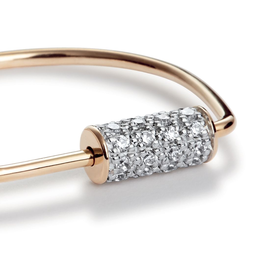 bague mini straw diamond, or rose, t 52