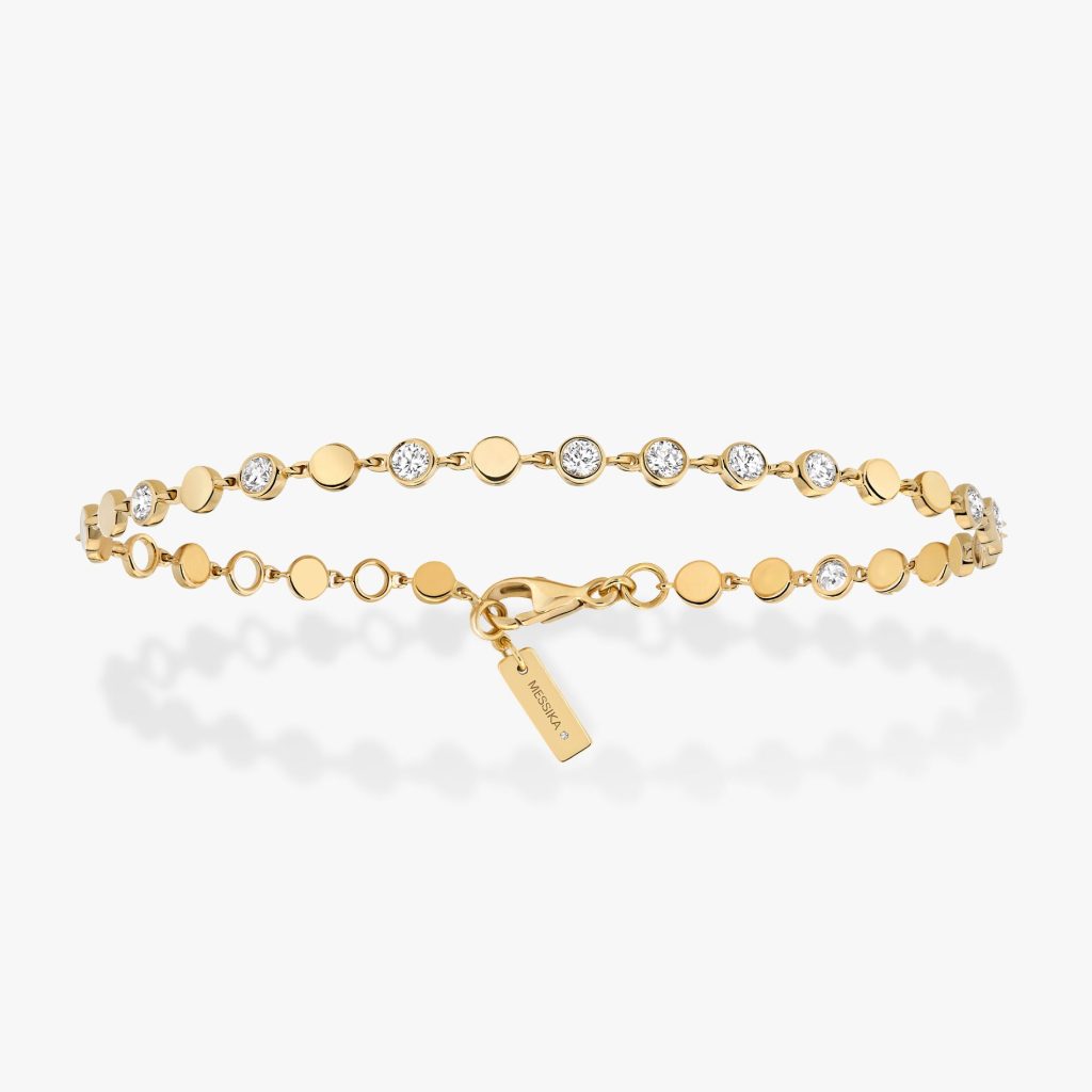 bracelet d vibes pm, or jaune