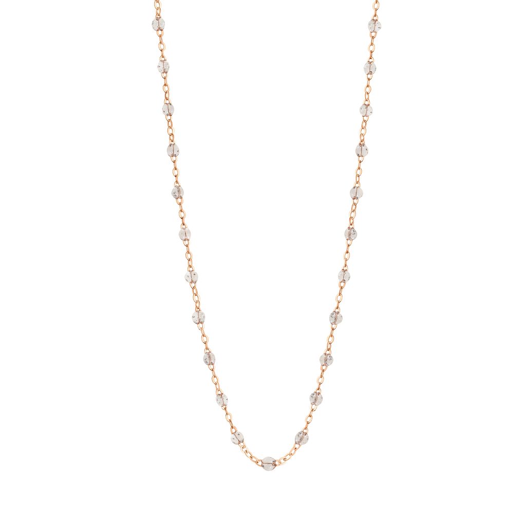 collier sparkle classique gigi, or rose, 42 cm