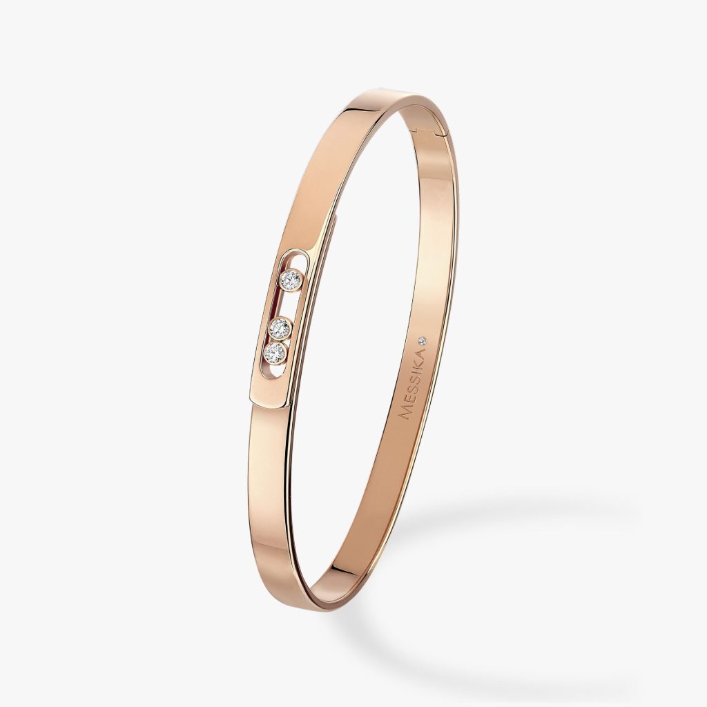 bracelet bangle move noa pm, or rose