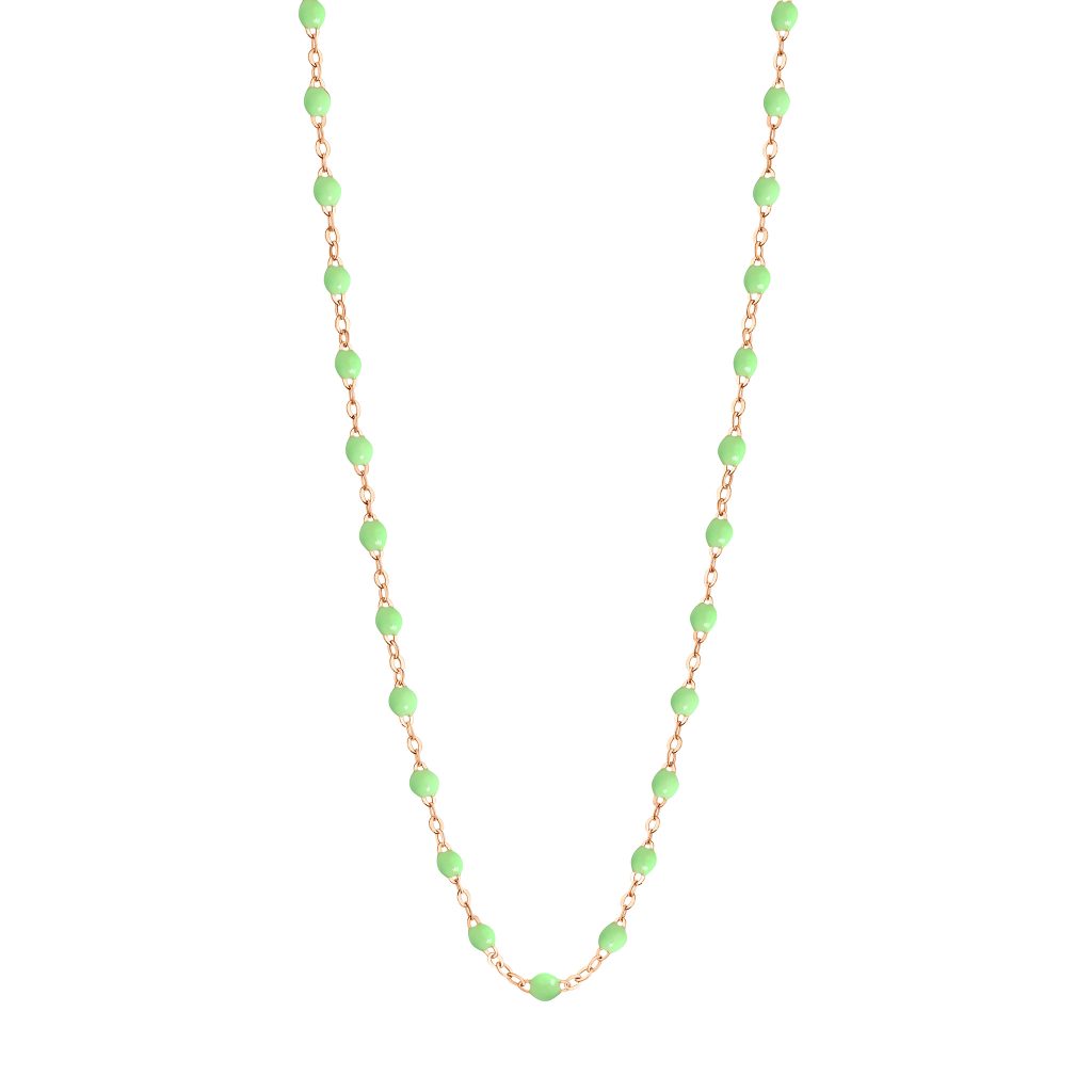 collier anis classique gigi, or rose, 42 cm