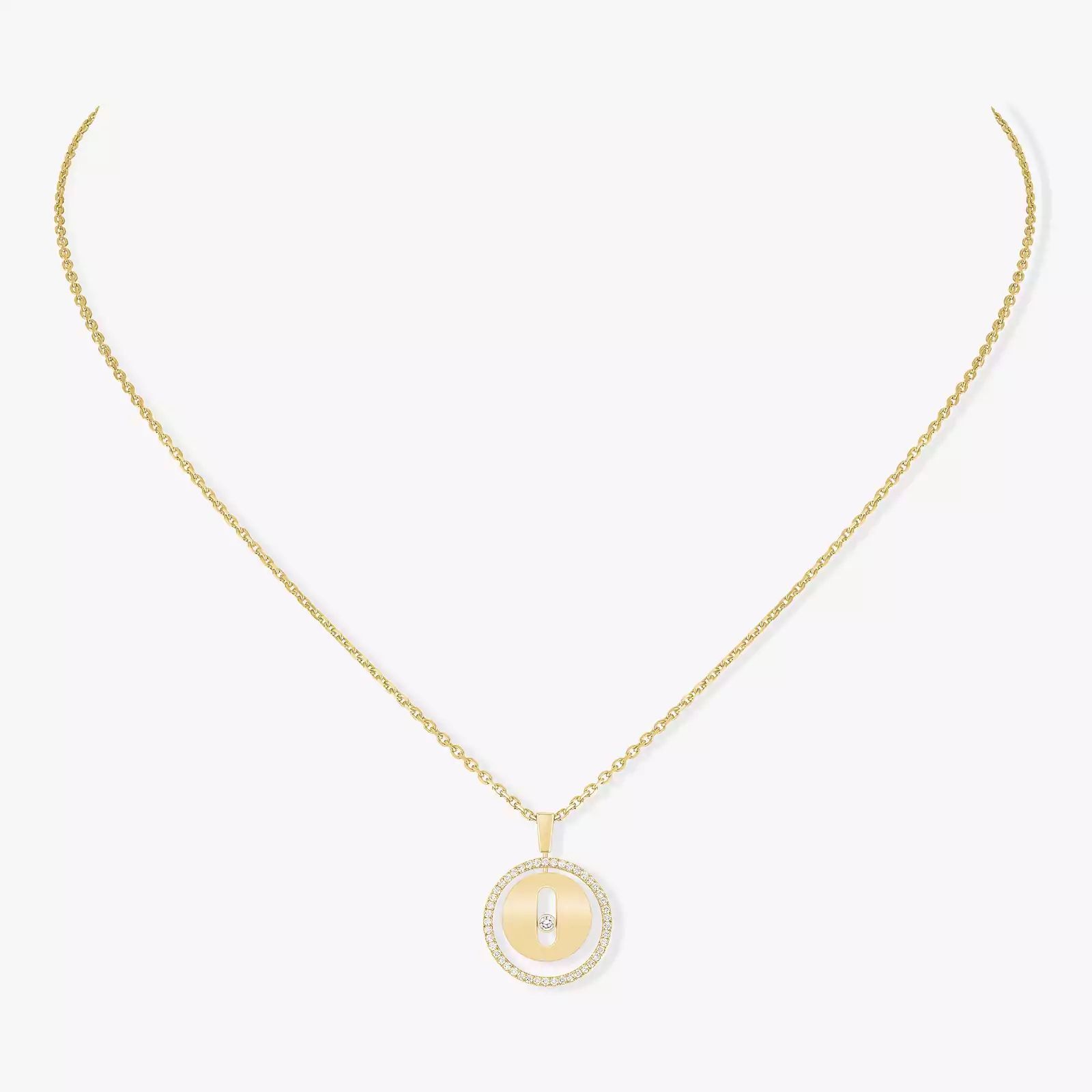 collier lucky move pm, or jaune