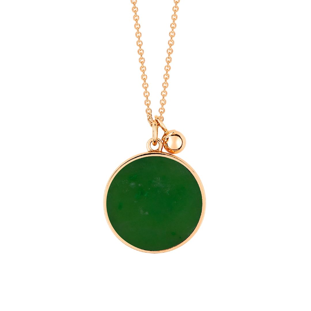 collier ever disc jade, or rose