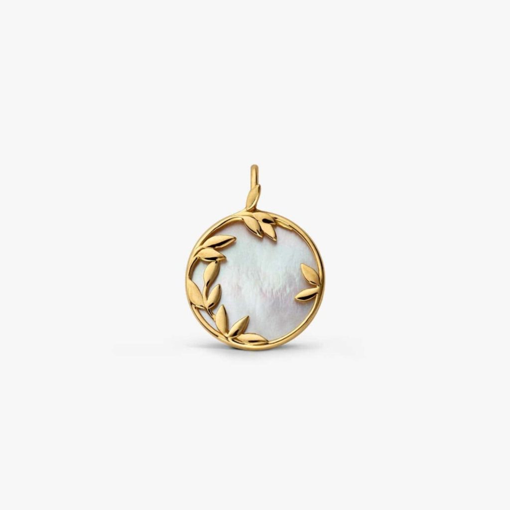 médaille flora, or jaune