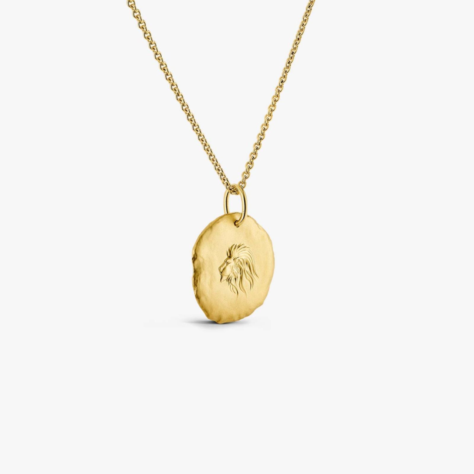 médaille astro lion, or jaune