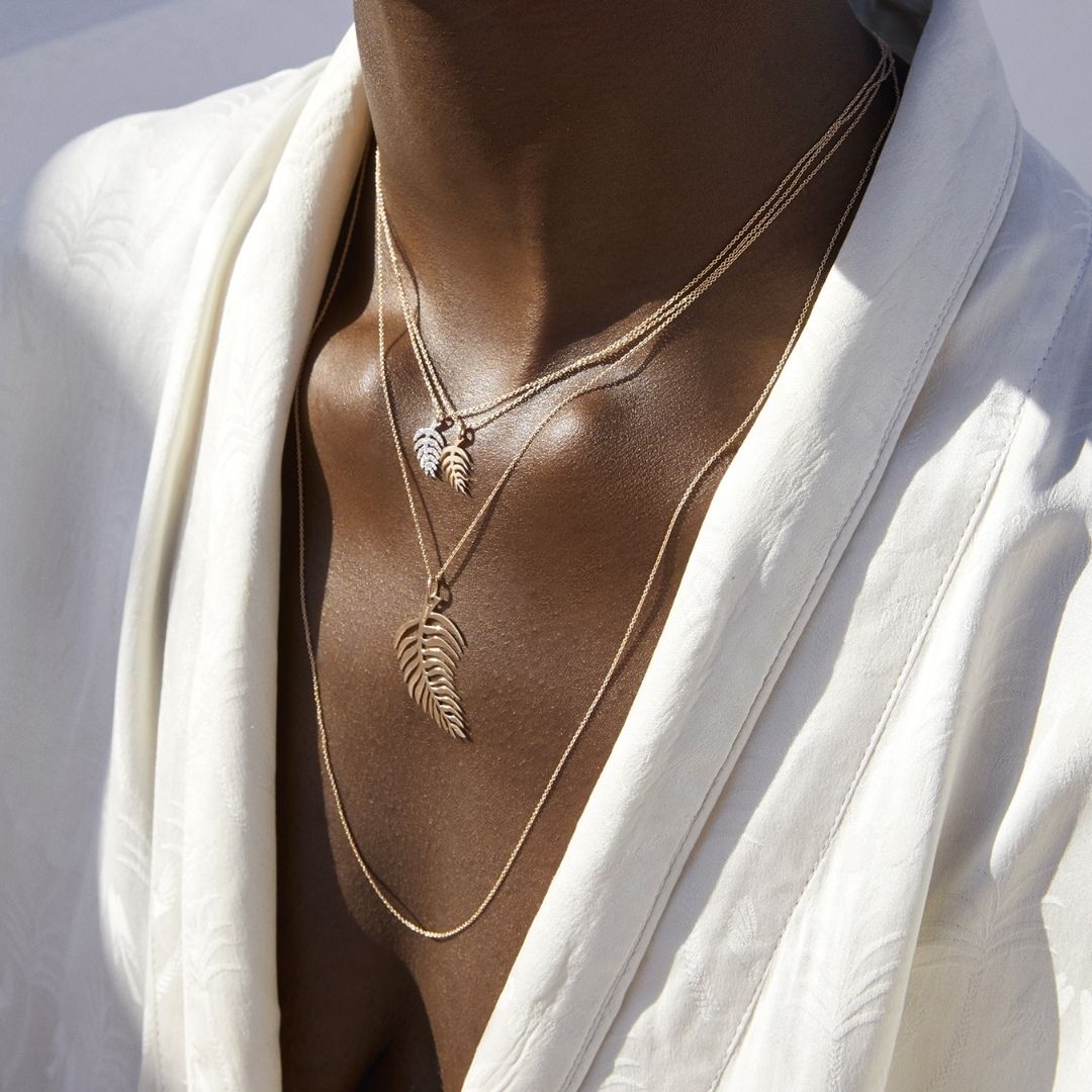 collier mini palms, or rose