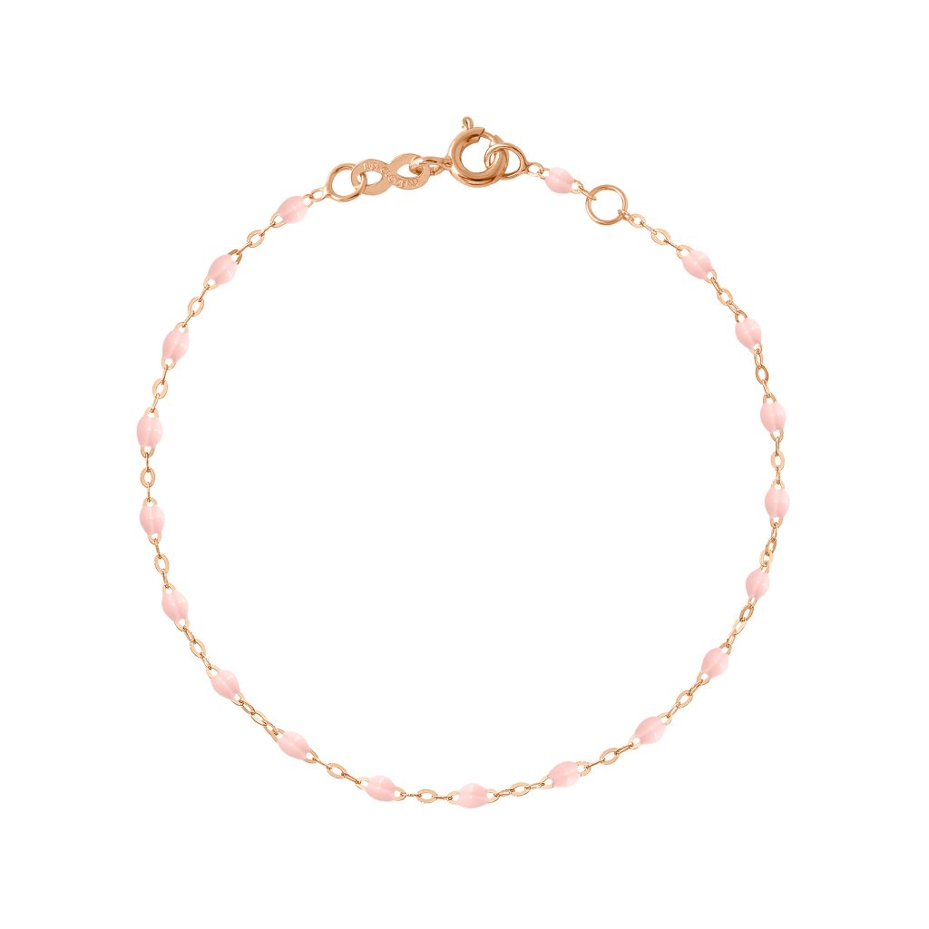 bracelet rose bébé classique gigi, or rose, 15 cm
