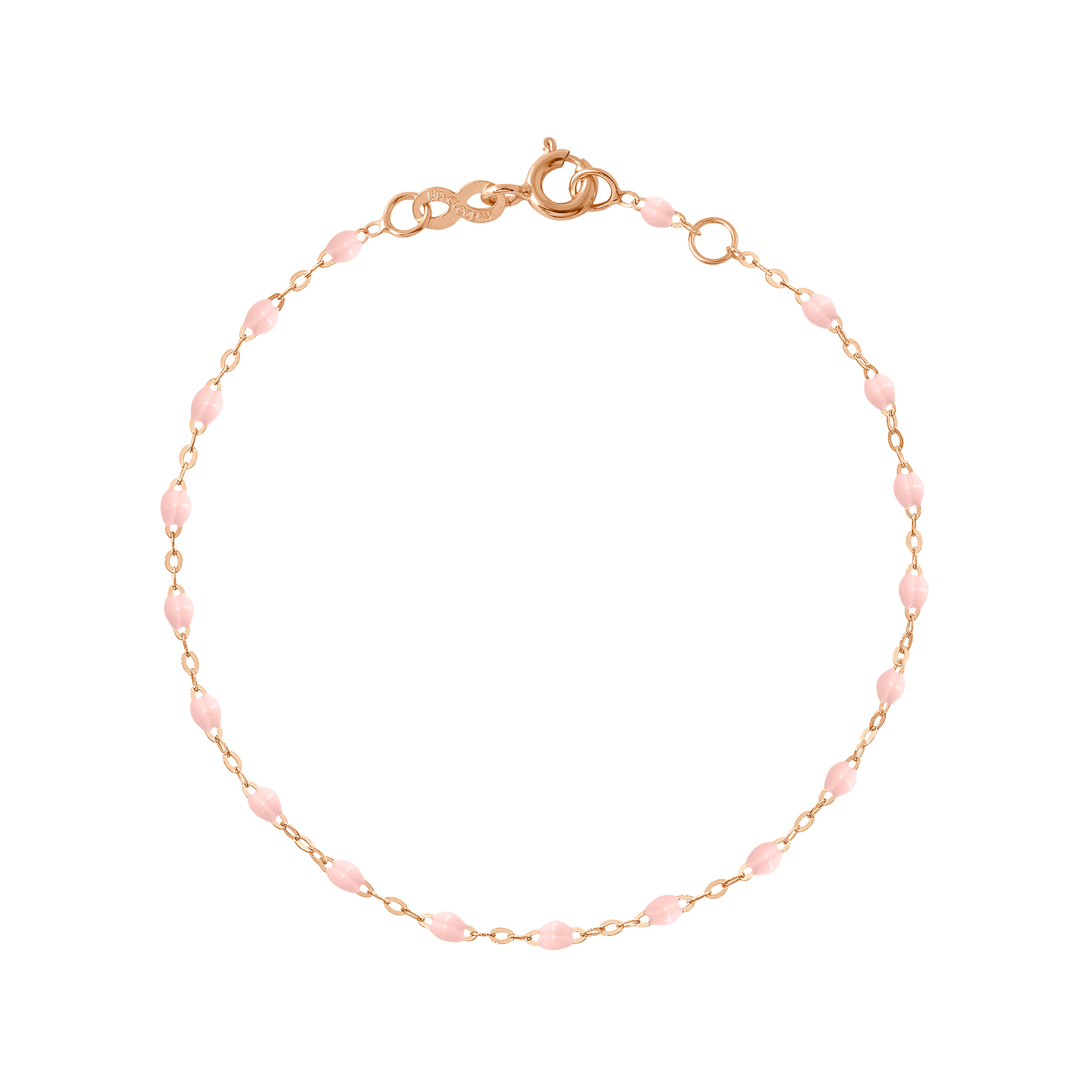 bracelet rose bébé classique gigi, or rose, 15 cm