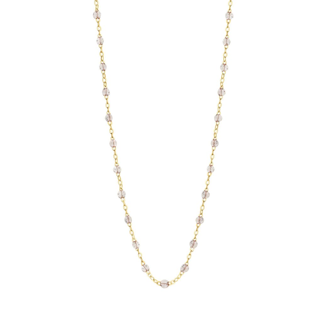 collier sparkle classique gigi, or jaune, 42 cm