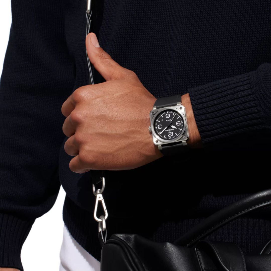 montre br 03 black steel