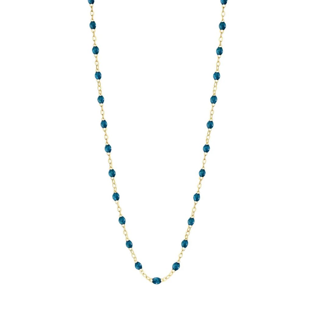 collier jungle classique gigi, or jaune, 42 cm