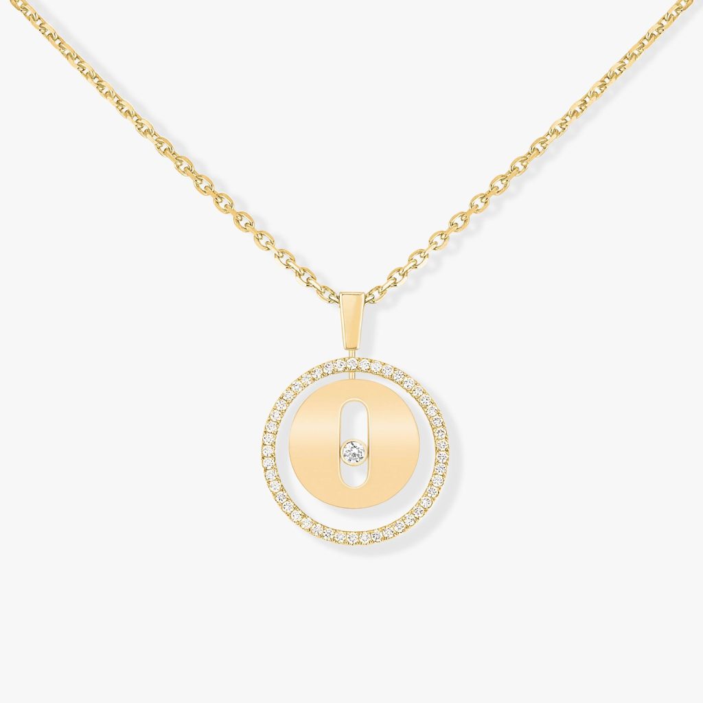 collier lucky move pm, or jaune