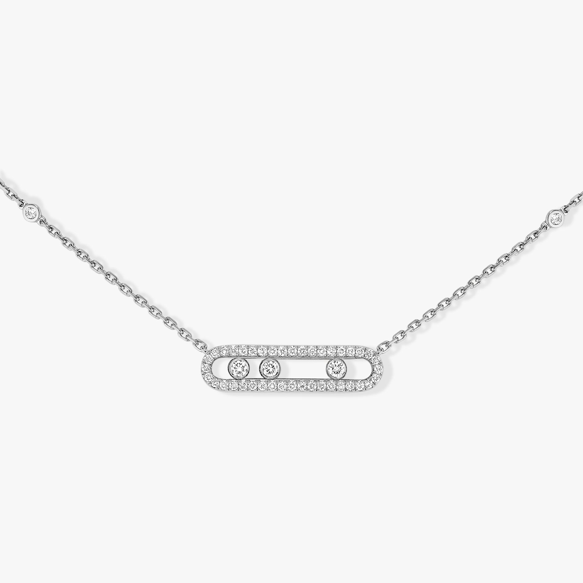 collier baby move pavé, or blanc