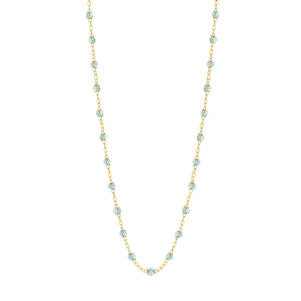 collier ice classique gigi, or jaune, 50 cm