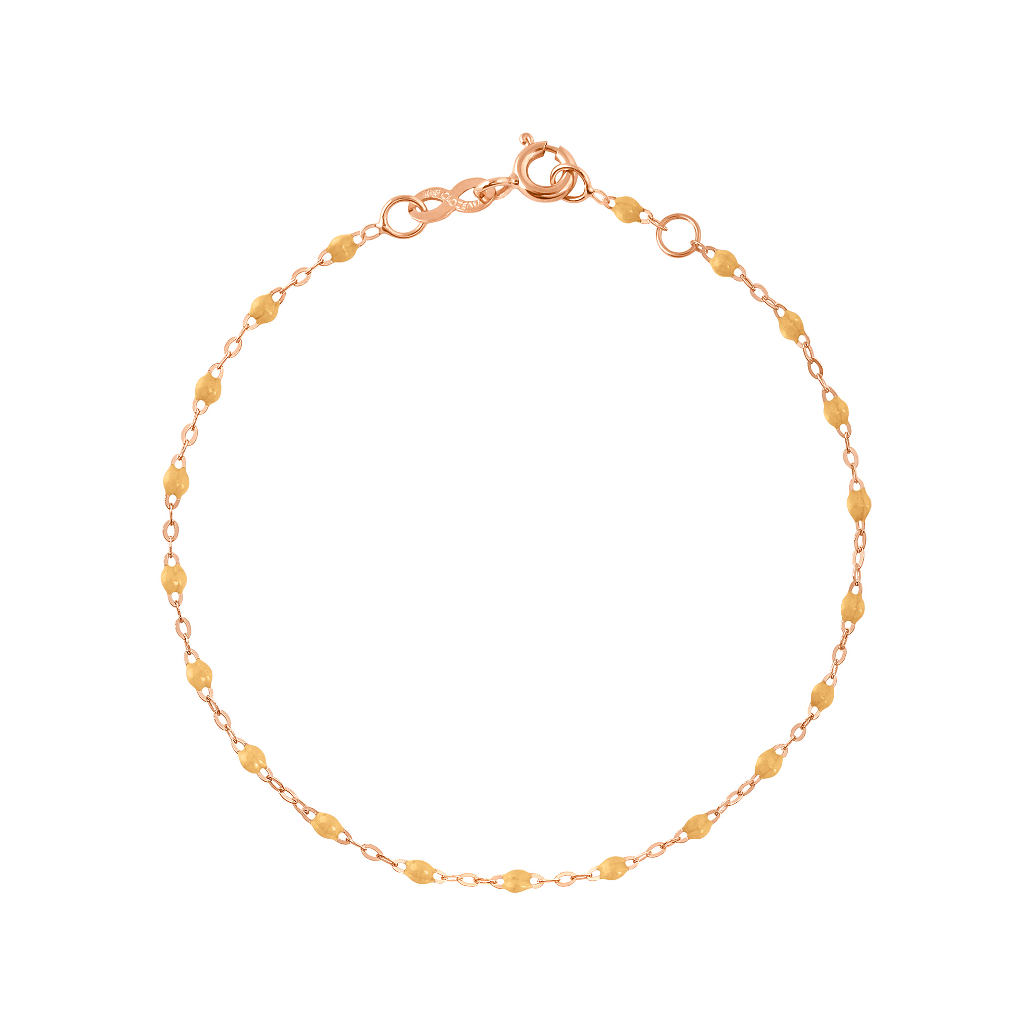 bracelet nude classique gigi, or rose, 17 cm
