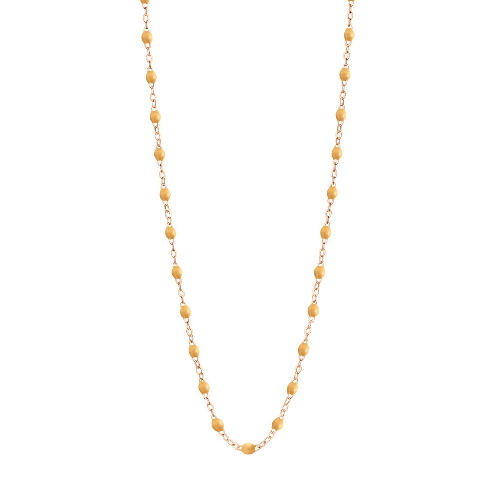 collier nude classique gigi, or rose, 42 cm