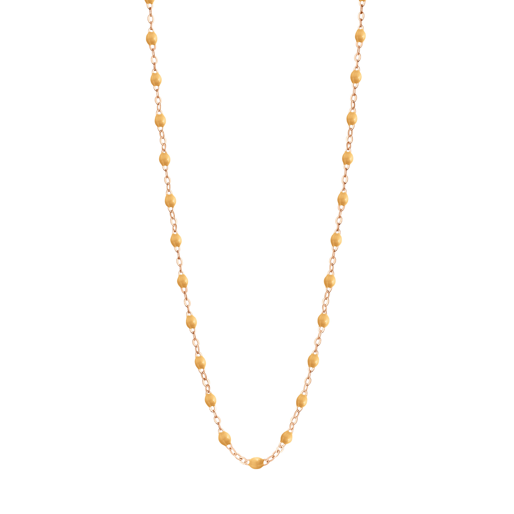 collier nude classique gigi, or rose, 42 cm