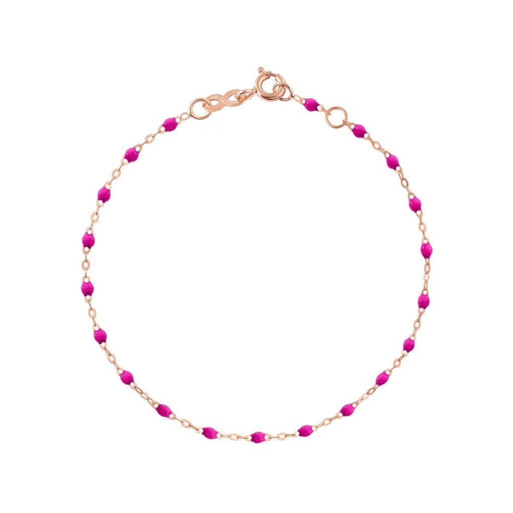 bracelet bonbon classique gigi, or rose, 17 cm