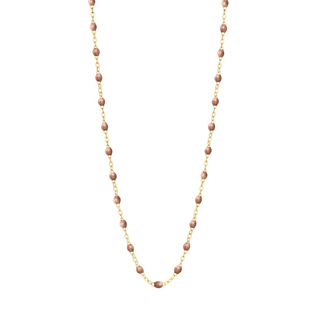 collier cuivre classique gigi, or jaune, 42 cm