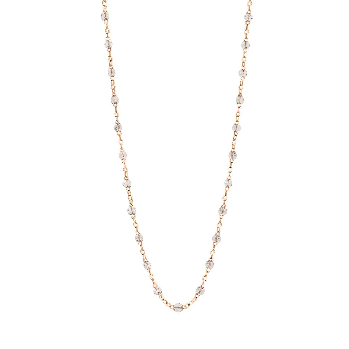 collier sparkle classique gigi, or rose, 50 cm