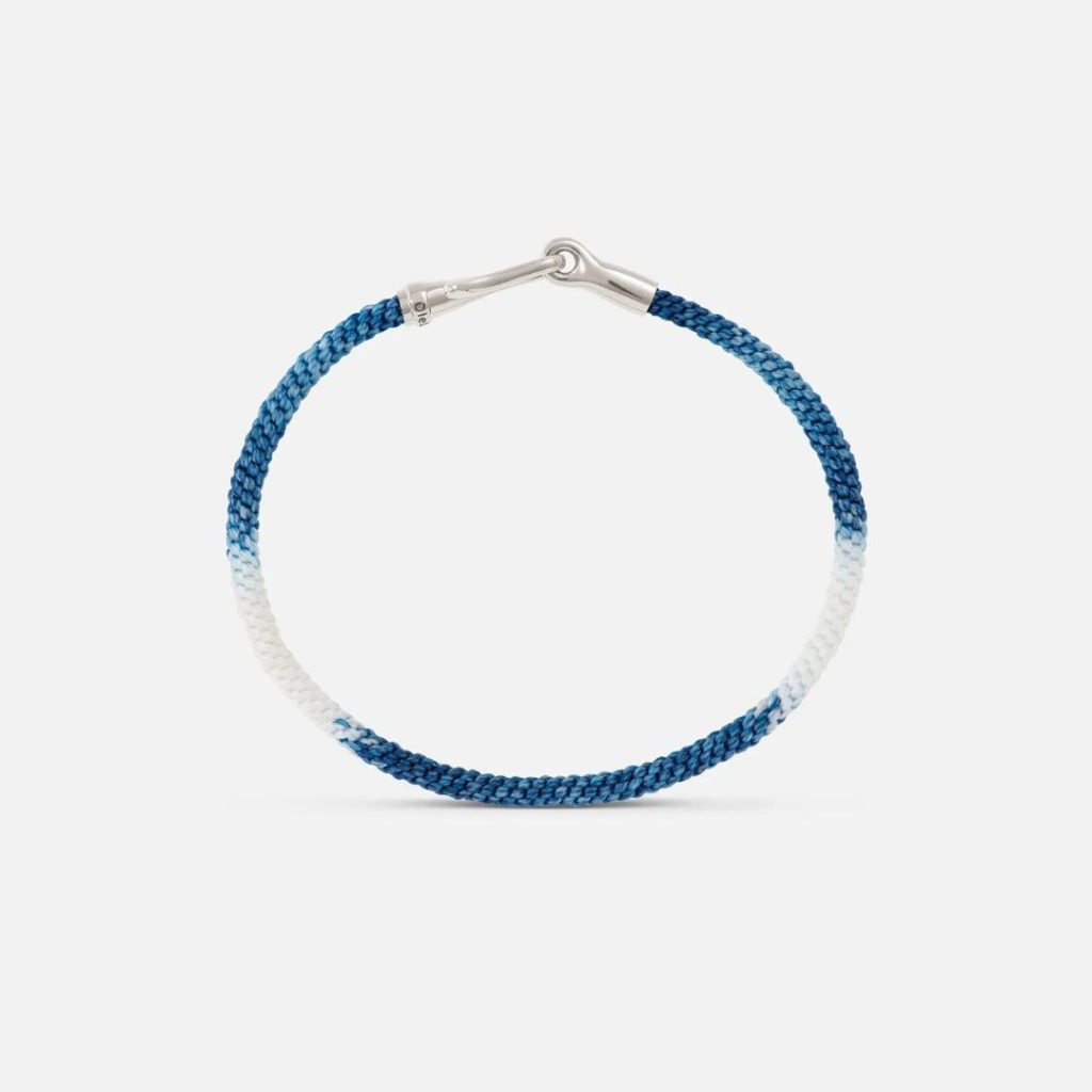 bracelet life blue jeans, argent