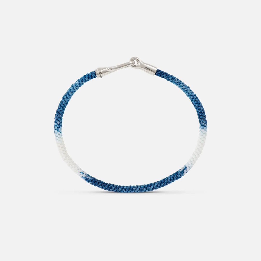 bracelet life blue jeans, argent