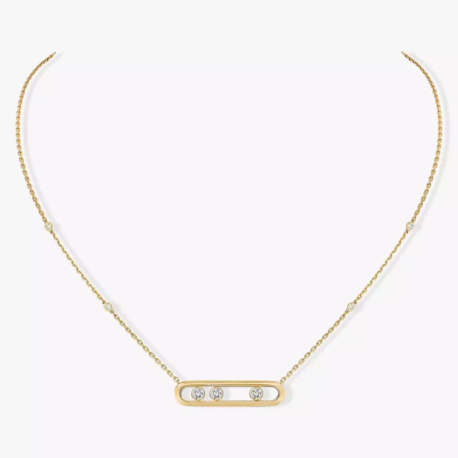 collier move, or jaune