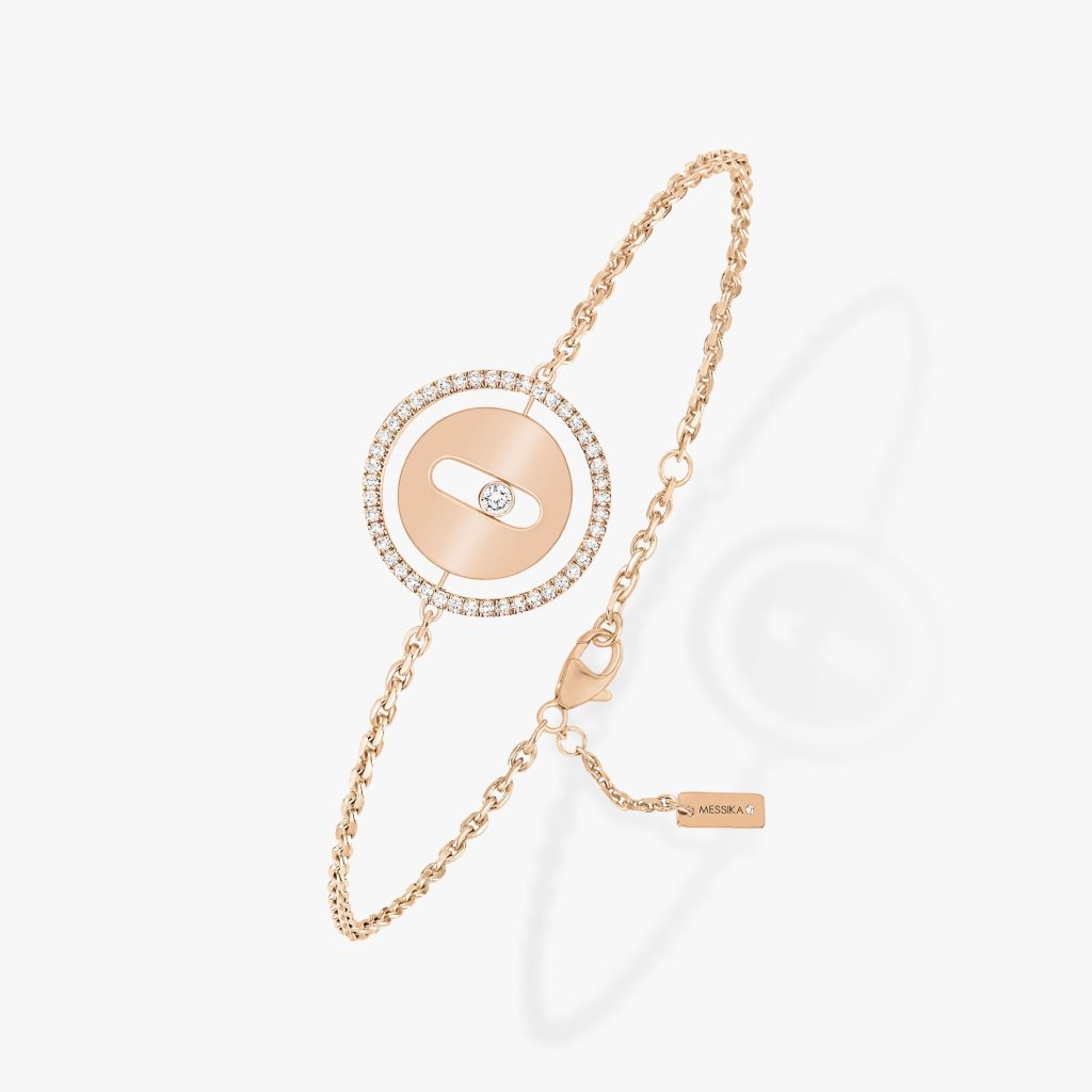 bracelet lucky move pm, or rose