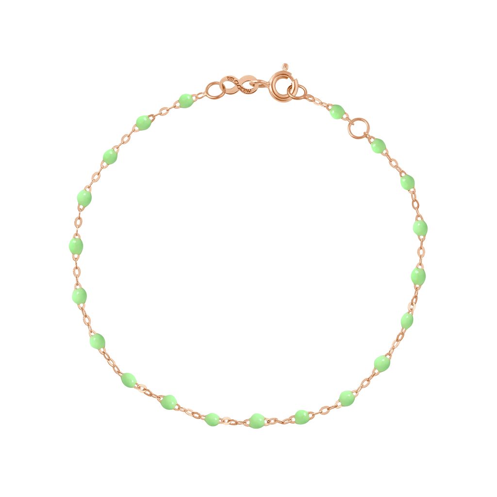 bracelet anis classique gigi, or rose, 17 cm