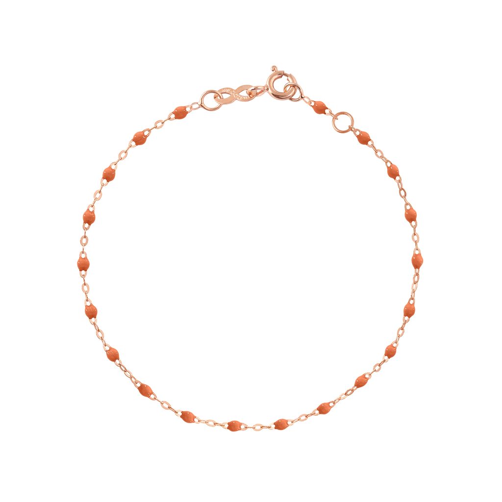 bracelet feu classique gigi, or rose, 17 cm