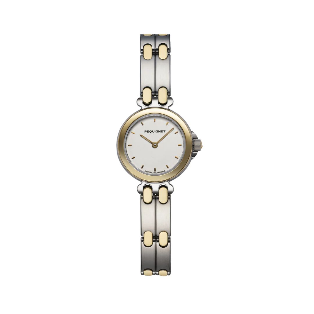 montre mooréa, cadran blanc opalin