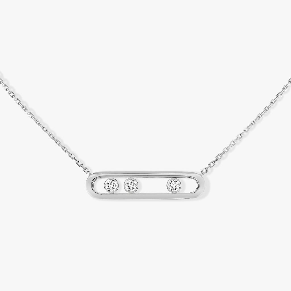 collier move, or blanc