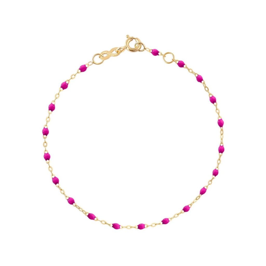 bracelet bonbon classique gigi, or jaune, 17 cm