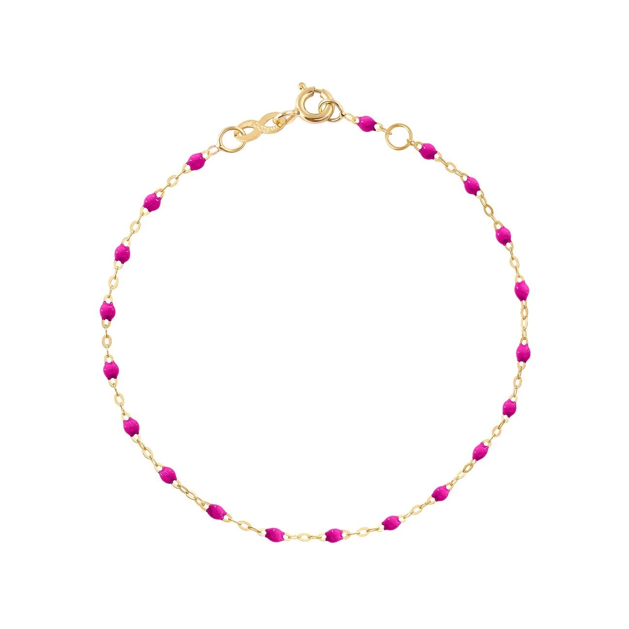 bracelet bonbon classique gigi, or jaune, 17 cm