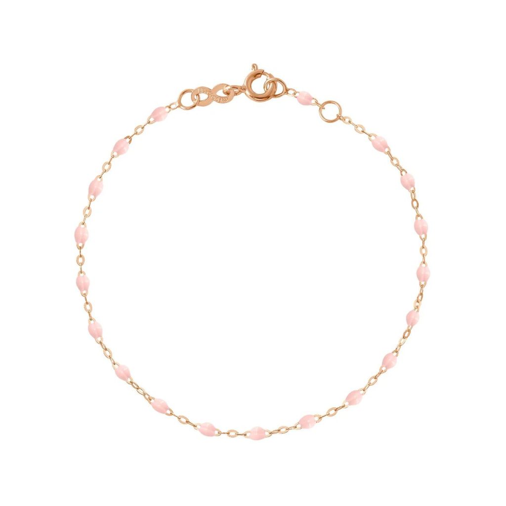 bracelet rose bébé classique gigi, or rose, 17 cm