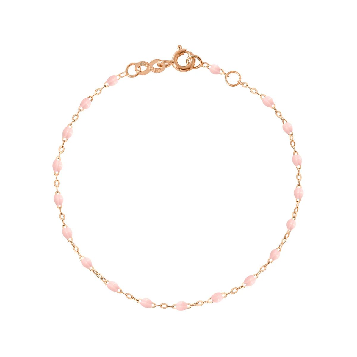 bracelet rose bébé classique gigi, or rose, 17 cm