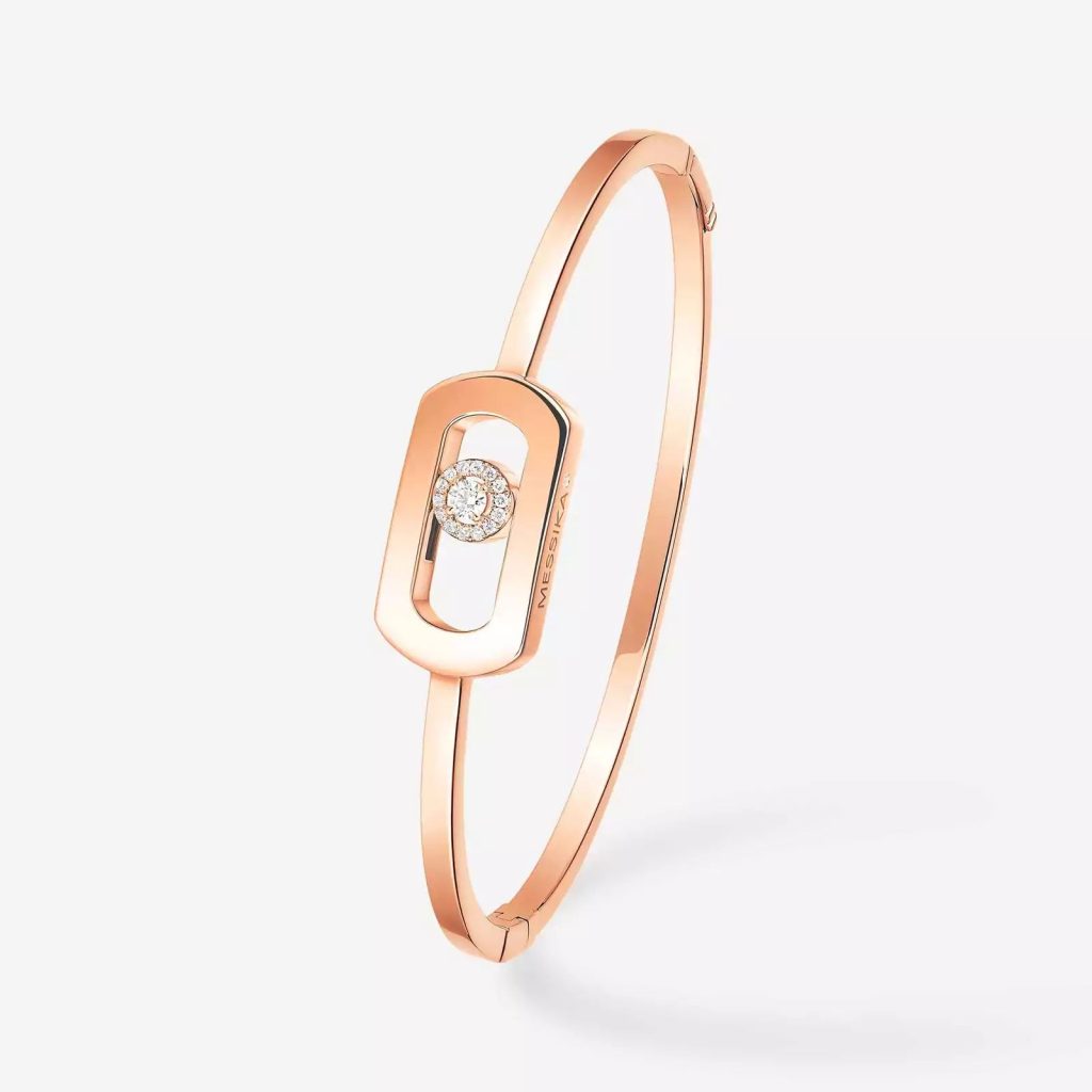 bracelet jonc so move, or rose
